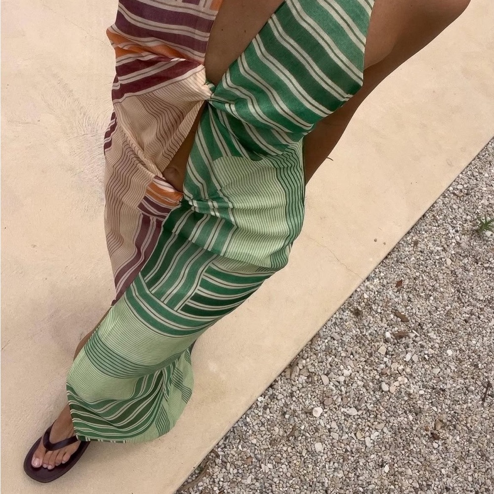 SIR the Label Striped Maxi Dress